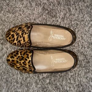 Aerosoles cheetah print loafers